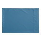 Abstract Blauw Cirkel Patroon Kussensloop (Achterkant-Rechts)