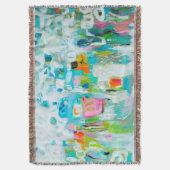 Abstract blauw deken (Voorkant Verticaal)