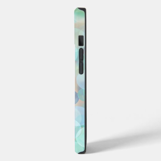 Abstract blauw digitaal rondschilderen Case-Mate iPhone case (Achterkant / Links)