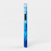 Abstract blauw effen kleurenontwerp Case-Mate iPhone case (Achterkant/rechts)