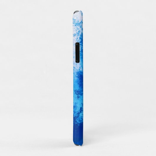 Abstract blauw effen kleurenontwerp Case-Mate iPhone case (Achterkant/rechts)