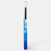 Abstract blauw effen kleurontwerp Case-Mate iPhone case (Achterkant/links)