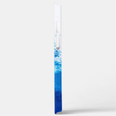 Abstract blauw effen kleurontwerp Case-Mate iPhone case (Achterkant / Links)