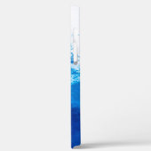 Abstract blauw effen kleurontwerp Case-Mate iPhone case (Achterkant / Links)