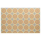 Abstract blauw en geel - Geometrisch Stof (Fat Quarter)