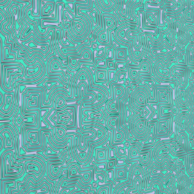 abstract blauw en groen patroon behang (Zoom)