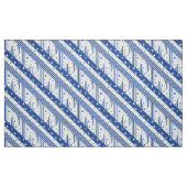 Abstract blauw en wit stof (Fat Quarter)