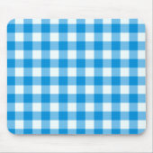 Abstract blauw en witte buffel muismat (Voorkant)