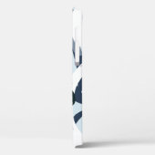 Abstract blauw en zeemanspenseelschilderij illus Case-Mate iPhone case (Achterkant / Links)