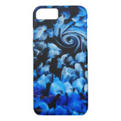 abstract blauw en zwart glas Case-Mate iPhone case (Achterkant)