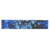 Abstract blauw en zwart glas medium tafelloper (Horizontaal)