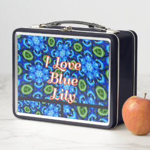 Abstract blauw Floral Patroon
