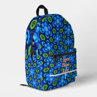 Abstract blauw Floral Patroon