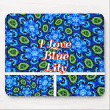 Abstract blauw Floral Patroon