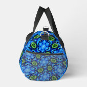 Abstract blauw Floral Patroon Plunjezak (Rechts)