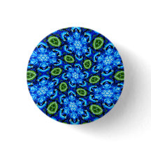 Abstract blauw Floral Patroon