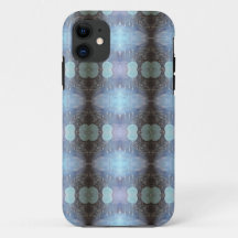 Abstract blauw gemengd mediastijl naadloos patroon