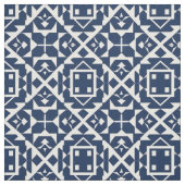 Abstract blauw geometrisch ontwerp stof (Swatch)