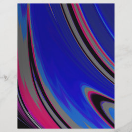 Abstract blauw grijs magenta fractal scrapbook pap
