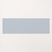 Abstract Blauw Grijs Waterverf Fractal Art Flower Yogamat (Achterkant (horizontaal))