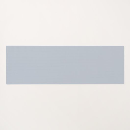 Abstract Blauw Grijs Waterverf Fractal Art Flower Yogamat (Achterkant (horizontaal))