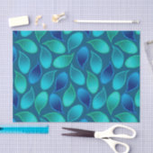 Abstract blauw groen blauwgroen vredesoekregendrup tissuepapier (Craft)