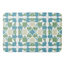 Abstract Blauw Groen Patroon Voor Stijlvolle Inter