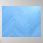 Abstract blauw houten bord | POSTER (Voorkant)