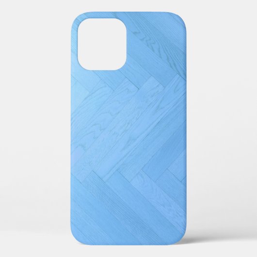 Abstract Blauw Houten Vloerraad | Case-Mate iPhone Case (Achterkant)
