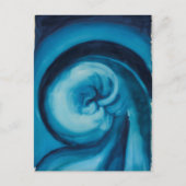 Abstract |Blauw I | Georgia O'Keeffe Briefkaart (Voorkant)
