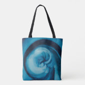 Abstract |Blauw I | Georgia O'Keeffe Tote Bag (Achterkant)