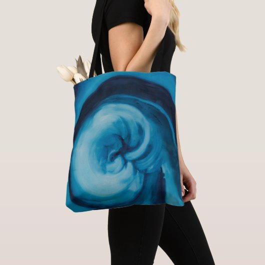 Abstract |Blauw I | Georgia O'Keeffe Tote Bag (Dichtbij)