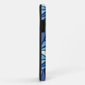 Abstract blauw ICS-patroon Case-Mate iPhone Case (Achterkant/rechts)