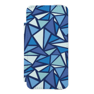 Abstract blauw ICS-patroon