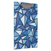 Abstract blauw ICS-patroon Klembord (Rechts)