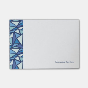 Abstract blauw ICS-patroon Post-it® Notes