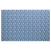 Abstract blauw ICS-patroon Stof (Fat Quarter)