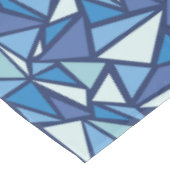 Abstract blauw ICS-patroon Tafelkleed (Gekanteld)