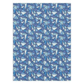 Abstract blauw ICS-patroon Tafelkleed (Voorkant)