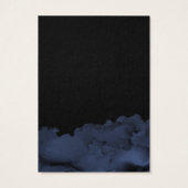 Abstract blauw inktwasprogramma's voor het oormerk visitekaartje (Achterkant)