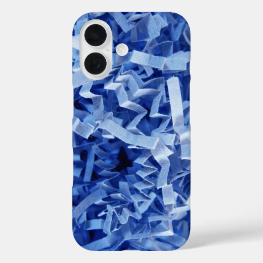 Abstract Blauw Kreukelig Verscheurd Papier Fotogra Case-Mate iPhone Case (Achterkant)