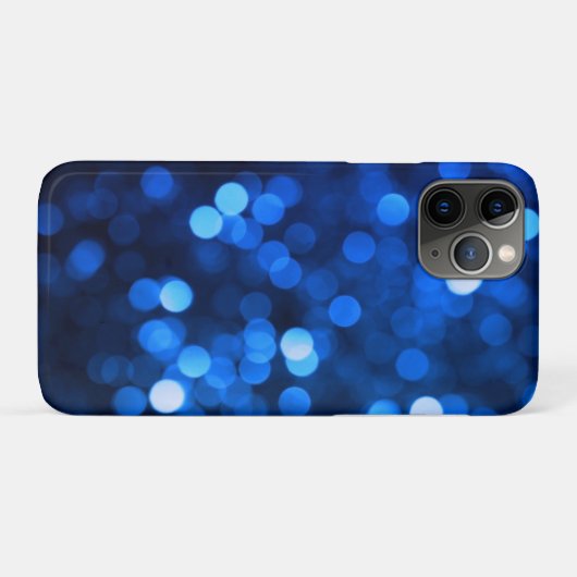 Abstract blauw licht stippen Case-Mate iPhone case (Achterkant (horizontaal))