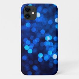 Abstract blauw licht stippen Case-Mate iPhone case