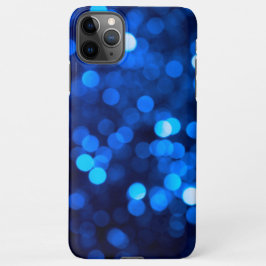 Abstract blauw licht stippen iPhone 11Pro max hoesje