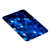 Abstract blauw licht stippen magneet (Rechterzijde)