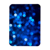 Abstract blauw licht stippen magneet (Verticaal)