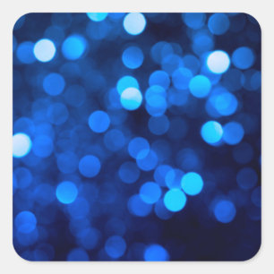 Abstract blauw licht stippen vierkante sticker