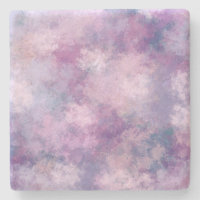 Abstract blauw, Lila, roze acryl schilderij