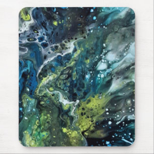 Abstract blauw. muismat