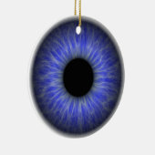 abstract blauw oog keramisch ornament (Rechts)